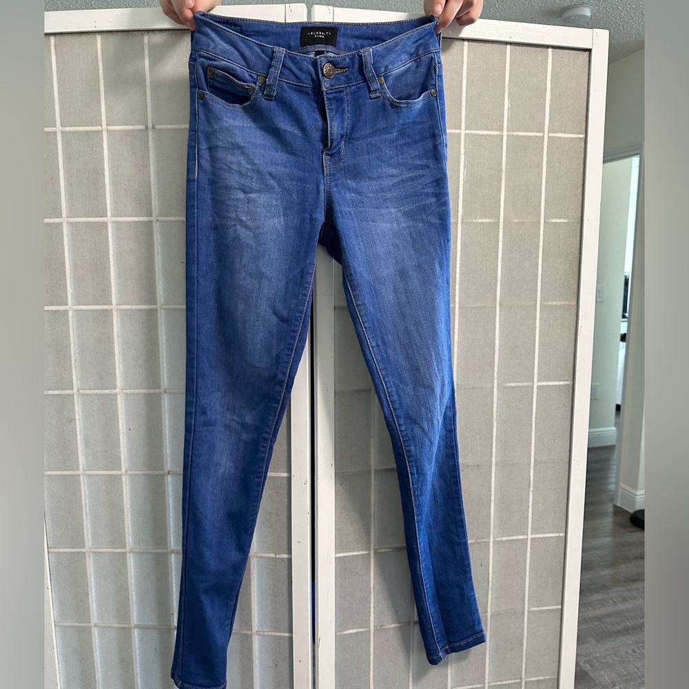 CELEBRITY PINK super skinny jeans blue size 0/24s